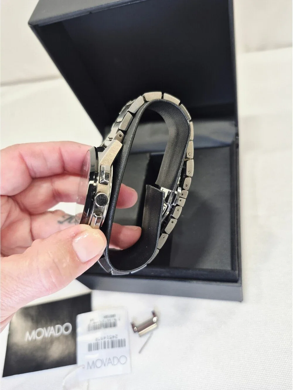 Movado Museum Sport Chronograph Men's Watch (Model: 0607558)NIB $1348